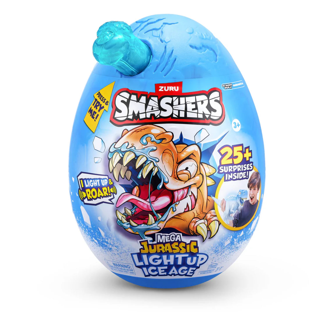 SMASHERS DINO ICE AGE LIGHT UP MEGA EGG