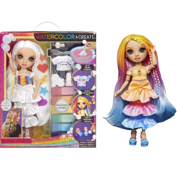 RAINBOW HIGH DOLL COLOR & CREATE BROWN