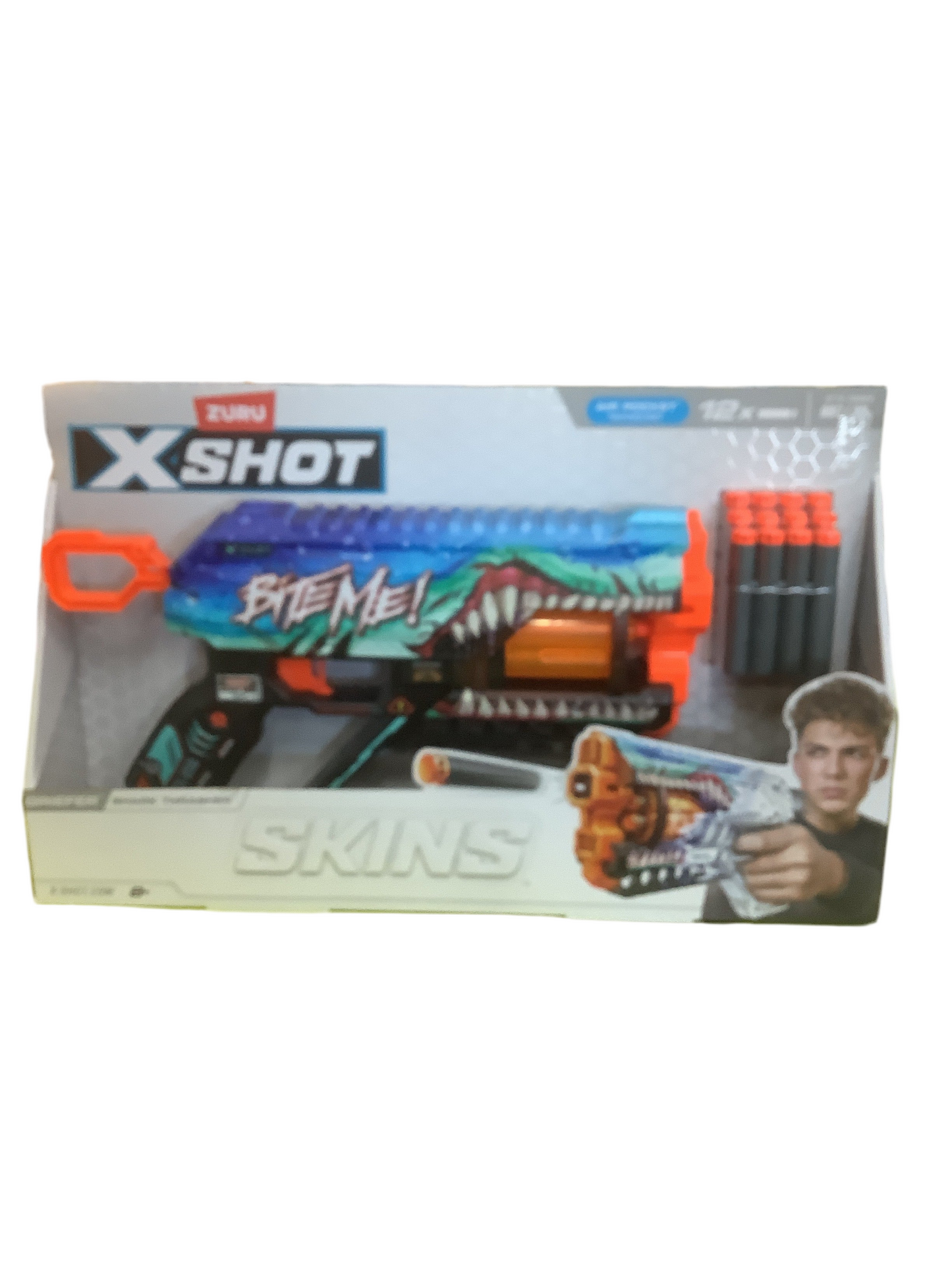 ZURU XSHOT SKINS GRIEFER W 12 DARTS AST