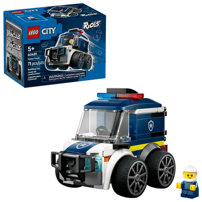 LEGO 60481 CITY RIDES POLICE TRUCK
