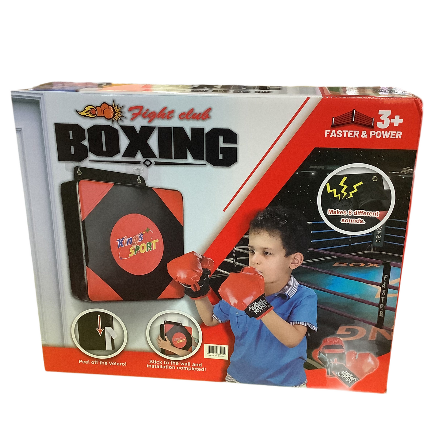 FIGHT CLUB BOXING WALL MOUNT W GLOVES