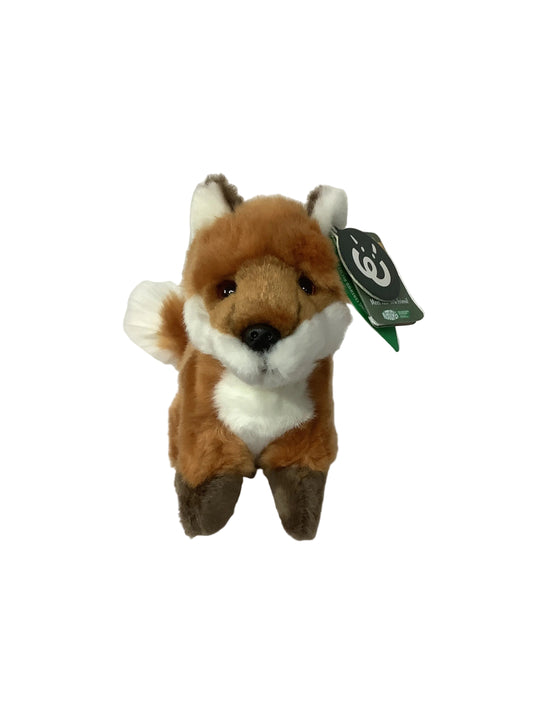 PLUSH LIVING NATURE SITTING FOX