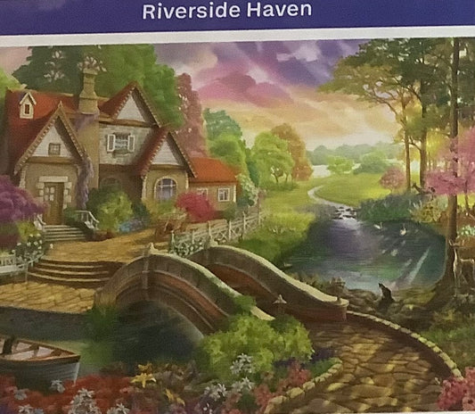 PUZZLE 1000PC RIVERSIDE HAVEN