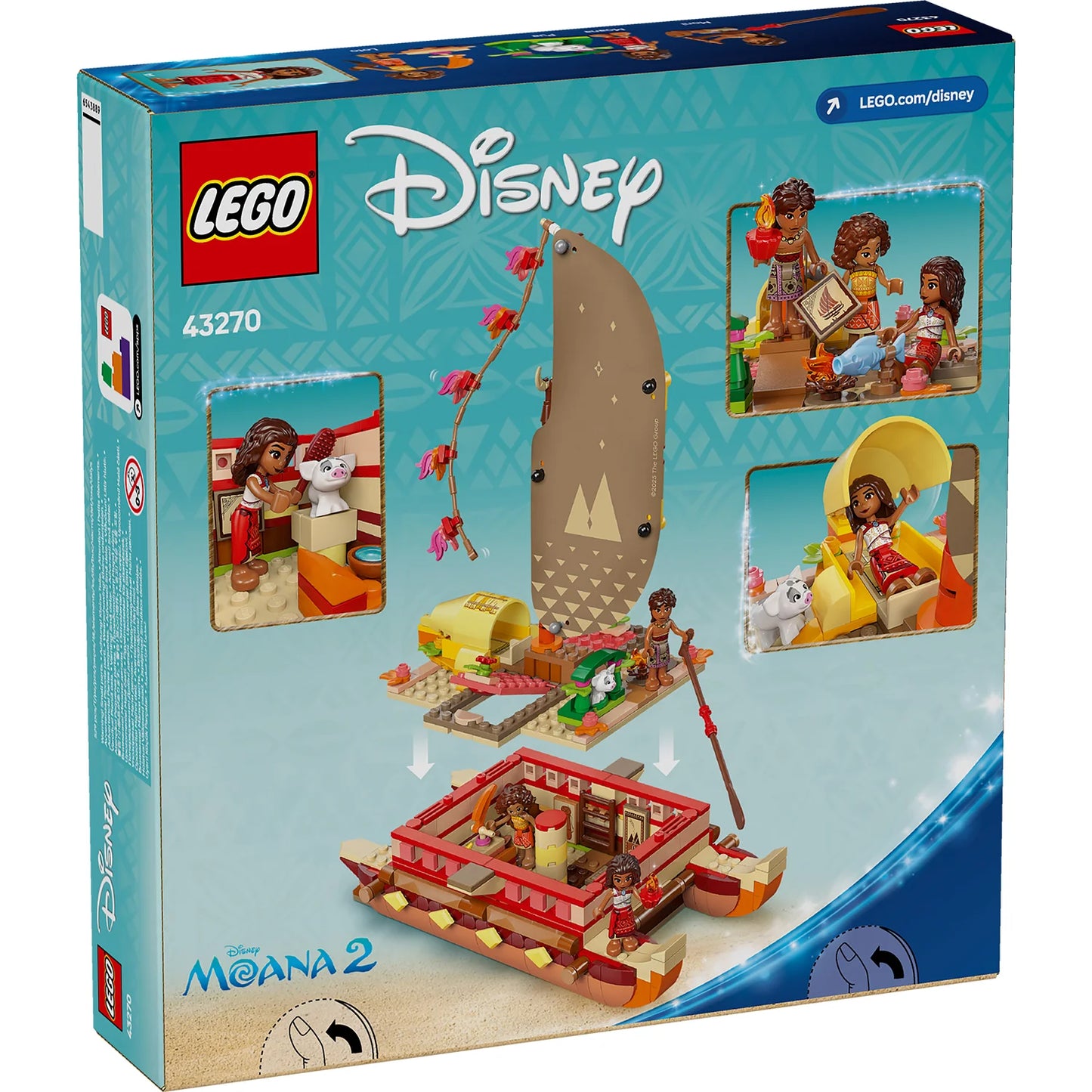 Lego 43270 Disney Moana Adventure Canoe