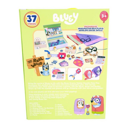 BLUEY ROLE PLAY BOOK GRANNY MOBILE