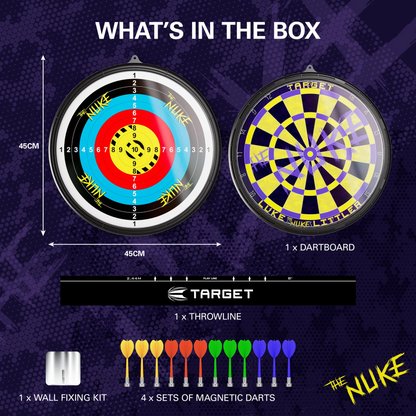 LUKE LITTLE MAGNETIC DARTBOARD SET