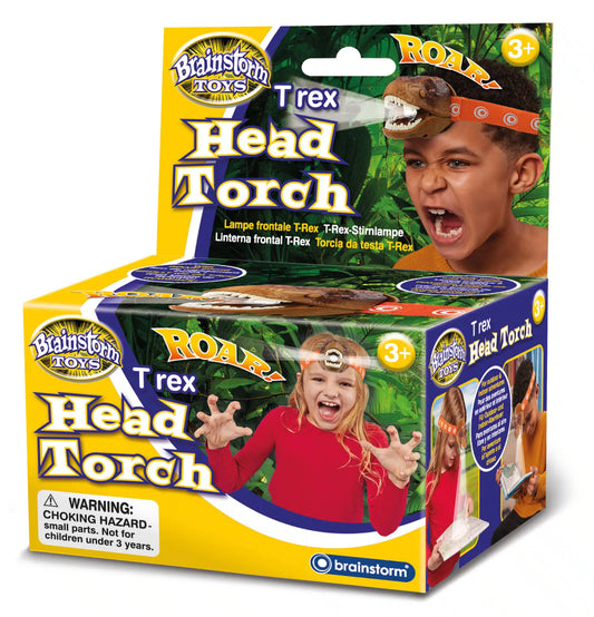 BRAINSTORM T-REX HEAD TORCH
