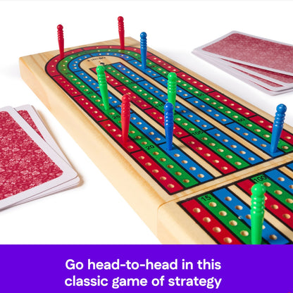 GAME CLASSIC SOLID WOOD CRIBBAGE
