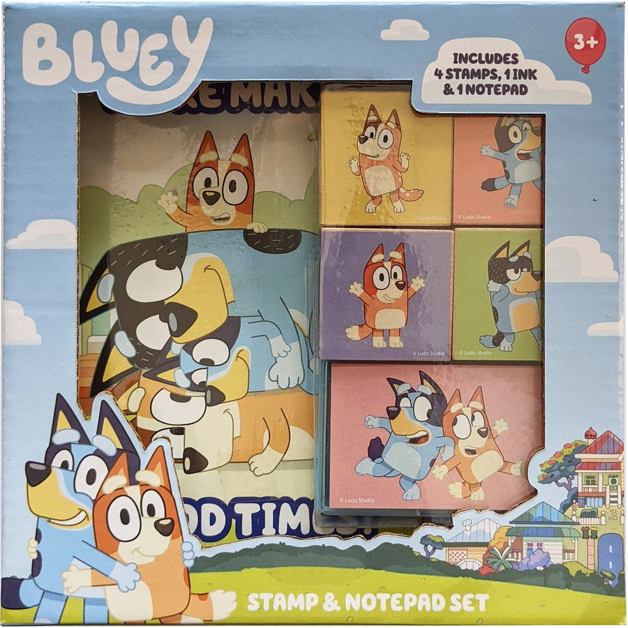 STAMP & NOTEPAD SET BLUEY