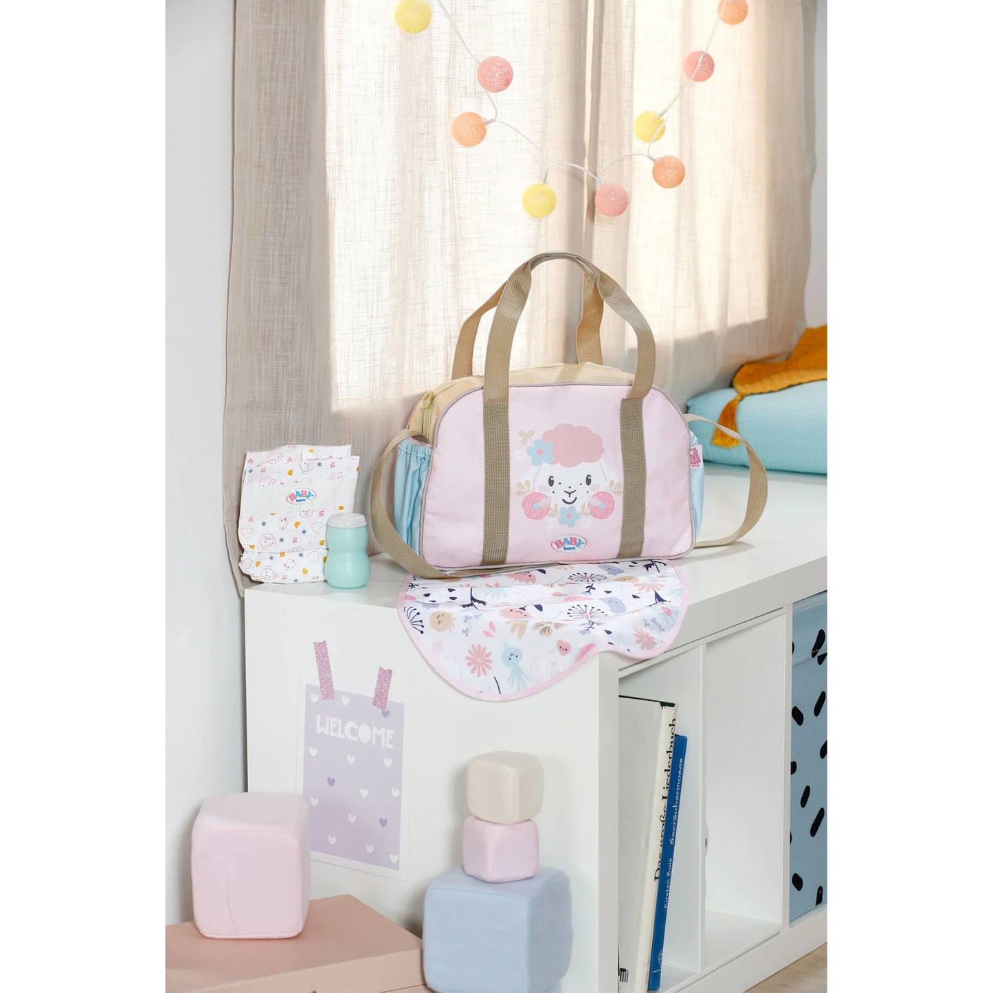 BB BABY BORN CHANGING BAG FLOWER