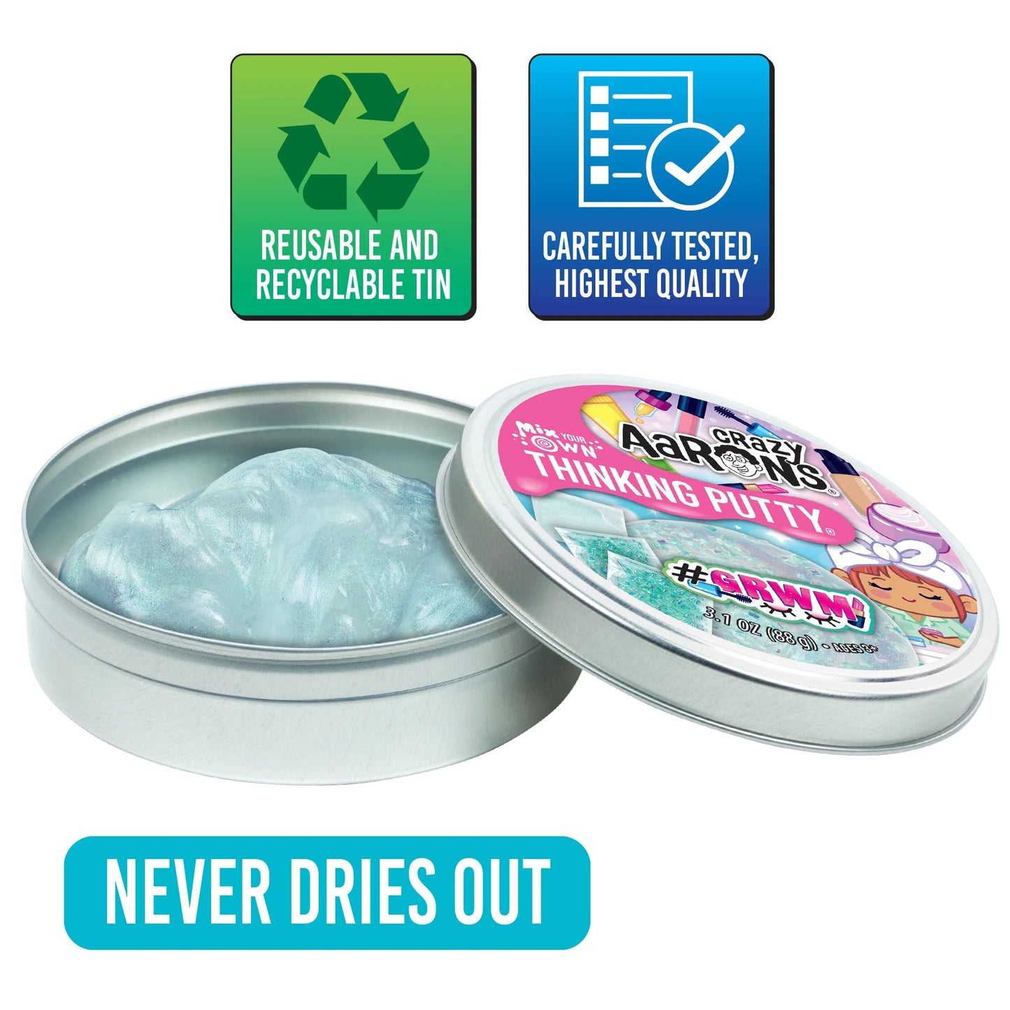 AARON'S PUTTY MIX IT GET READY WITH