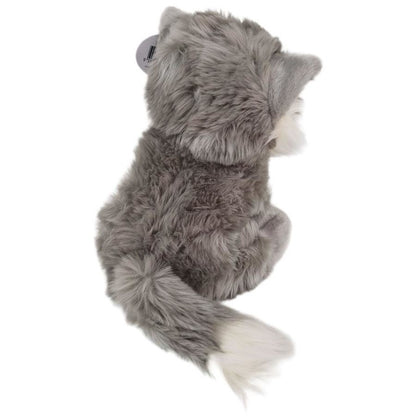 PLUSH KITTY CAT GREY 30CM