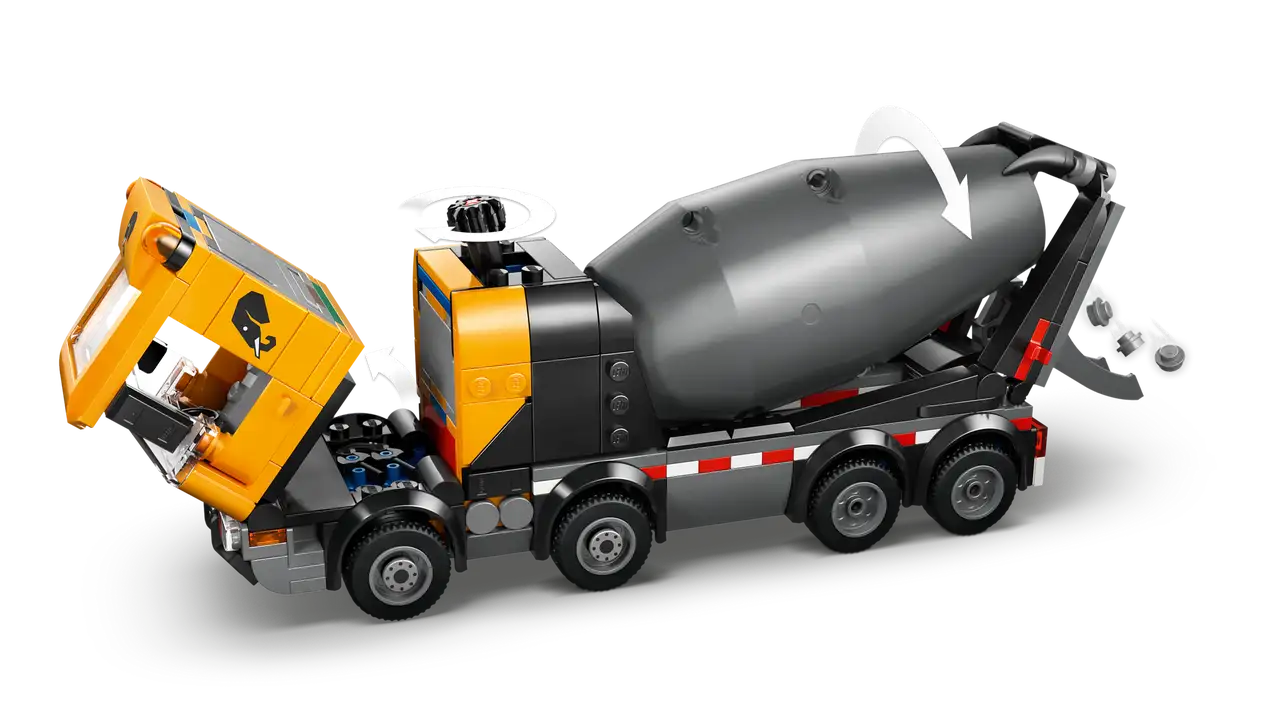 LEGO 60478 CITY CEMENT MIXER