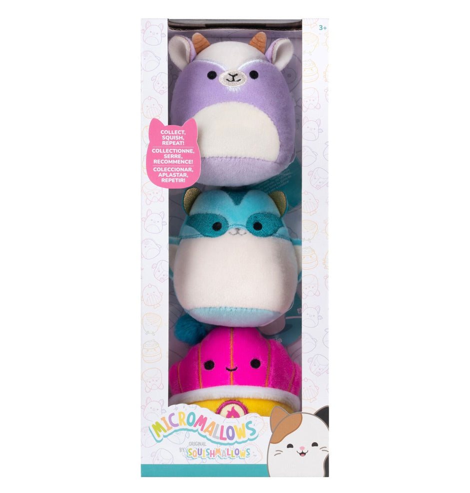 SQUISHMALLOW MICROMALLOWS 2.5 3PK AST