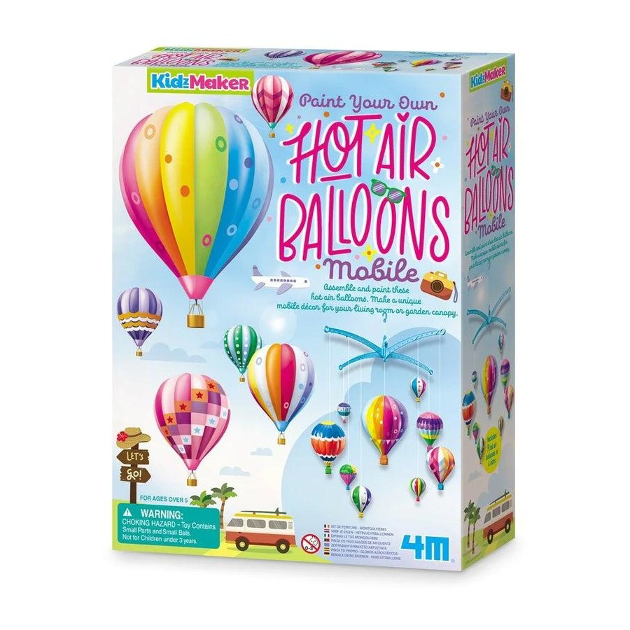 4M KIDZMAKER HOT AIR BALLOONS MOBILE