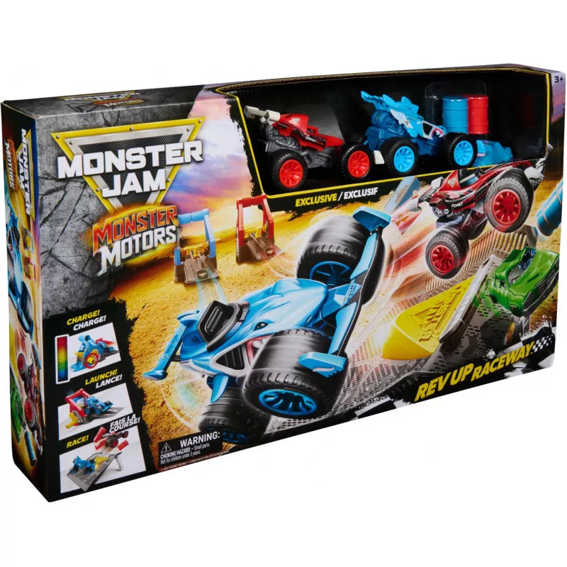 MONSTER JAM 1:64 MONSTER REV-UP RACEWAY