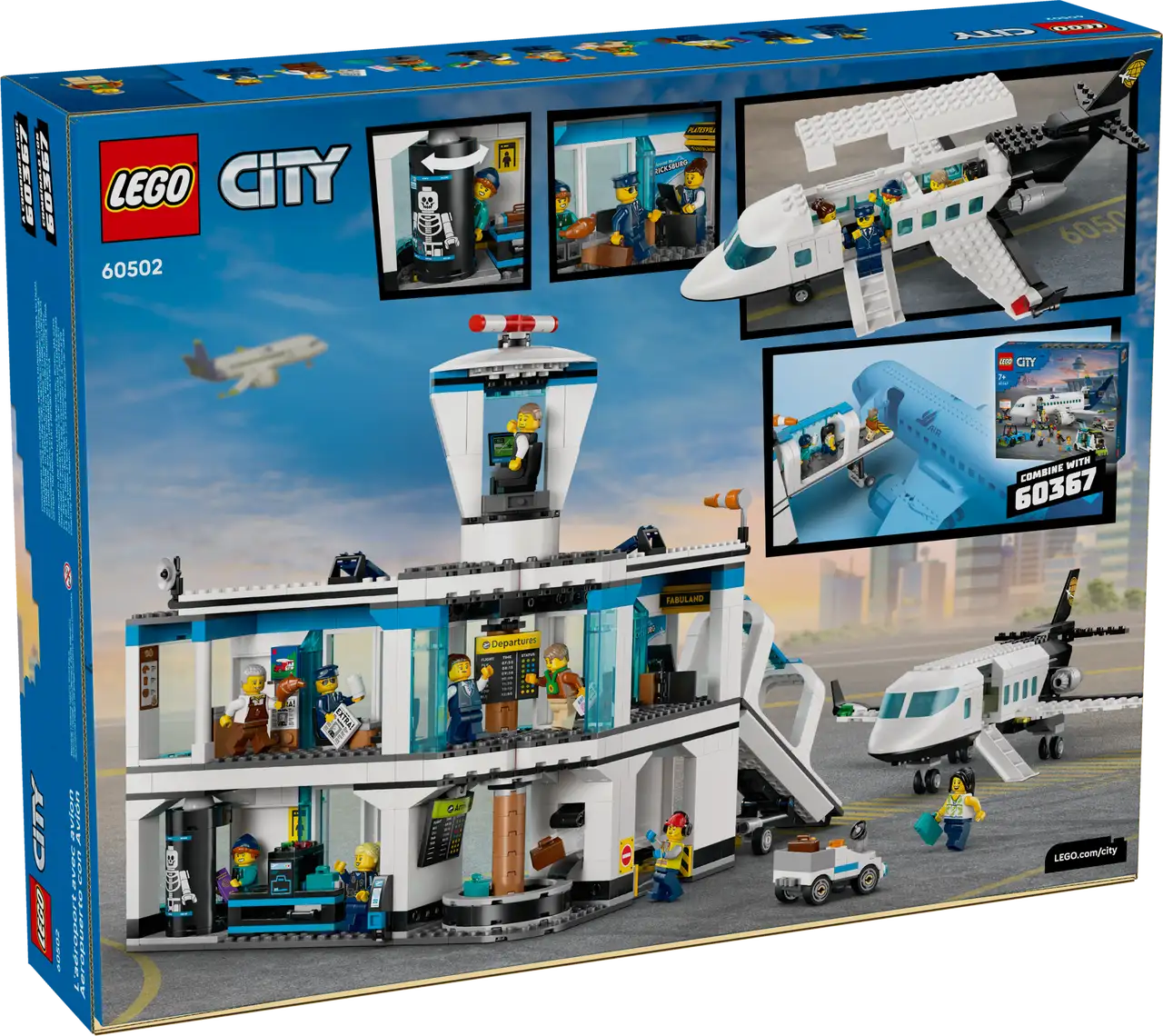 LEGO 60502 CITY AIRPORT W AIRPLANE