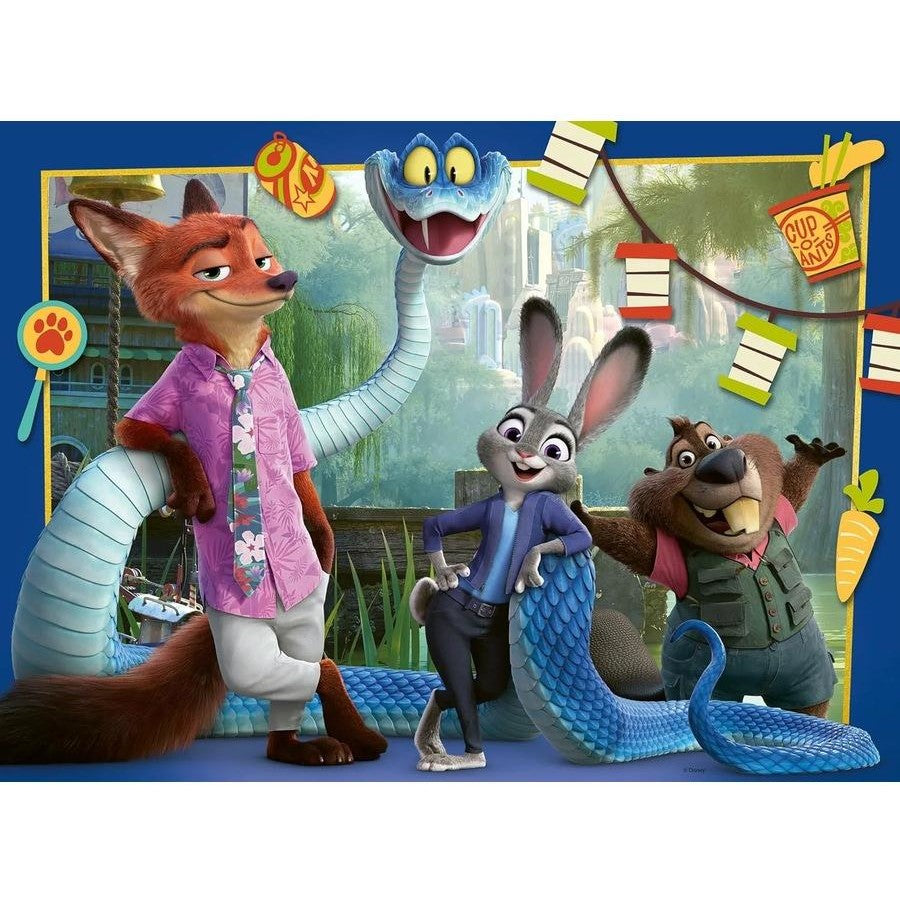 PUZZLE 100PC BACK IN ZOOTOPIA