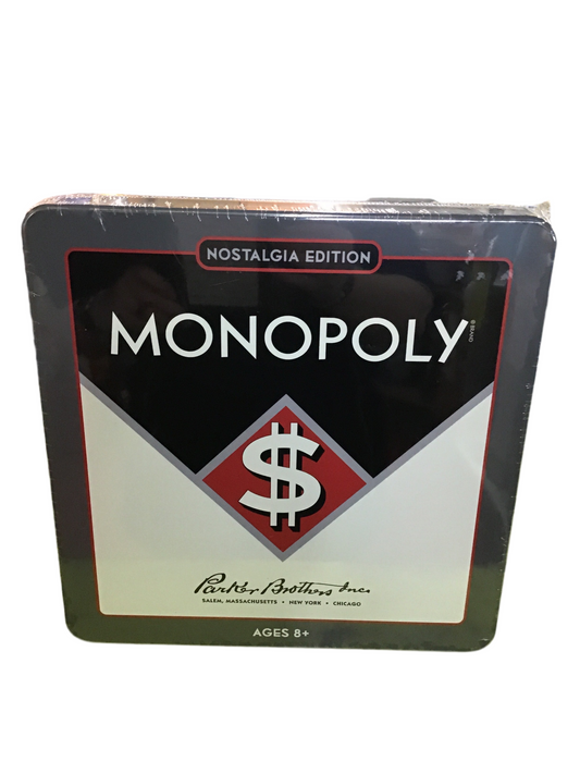 GAME NOSTALGIA MONOPOLY IN TIN