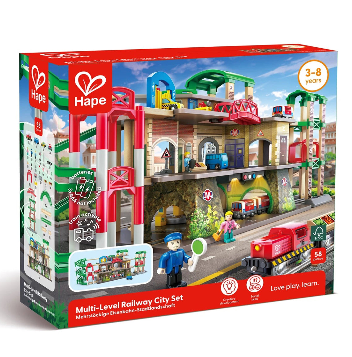 HAPE RAILWAY MULTI LEVEL RAILWAY CITY