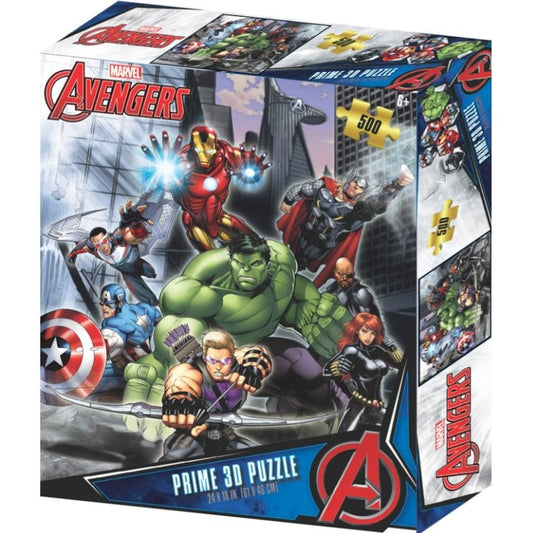 PUZZLE 500PC MARVEL AVENGERS 3D