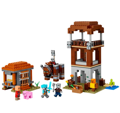 LEGO 21278 THE PILLAGER OUTPOST AND RAVA