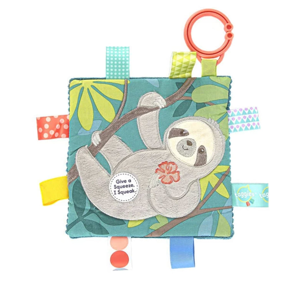 PLUSH MARY MEYER TAGGIES SLOTH CRINKLE