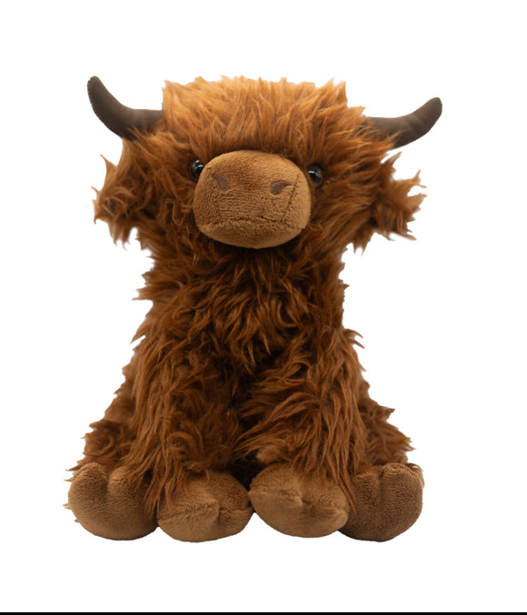 PLUSH HIGHLAND COW 25CM