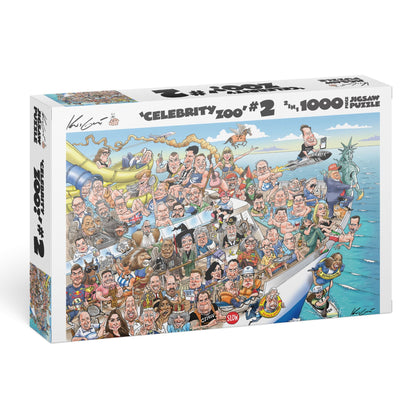 PUZZLE 1000PC MARK KNIGHTS CELEBRITY ZOO