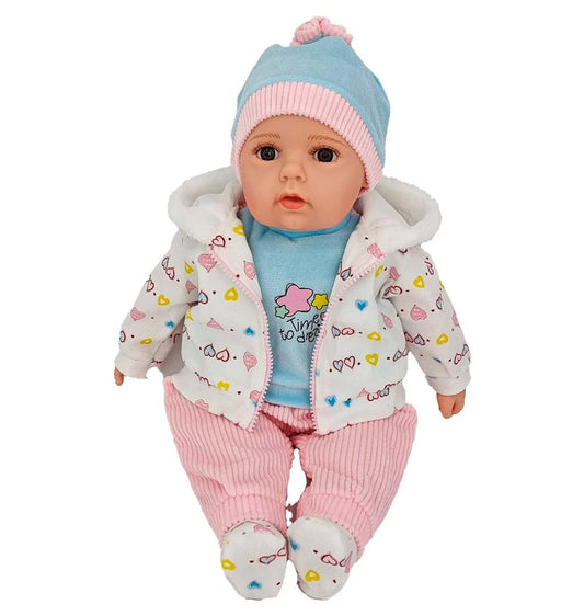 BABY DOLL EMILY PK/BLUE STARS DOLL