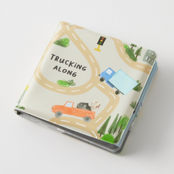 JIGGLE & GIGGLE BATH BOOK TRUCKING ALONG