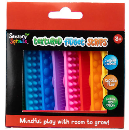 SENSORY TEXTURED FIDGET STRIPS SET OF 8