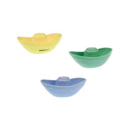 SILICONE BATH TUG BOATS 3PC SET