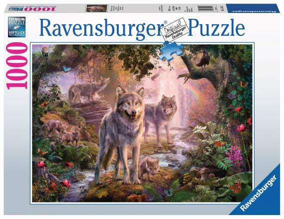 PUZZLE 1000PC SUMMER WOLVES NEW