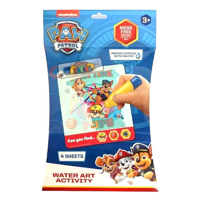 WATER ART SHEETS PAW PATROL