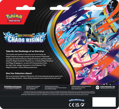 POKEMON TCG CHAOS RISING 3 BOOSTER BLIST