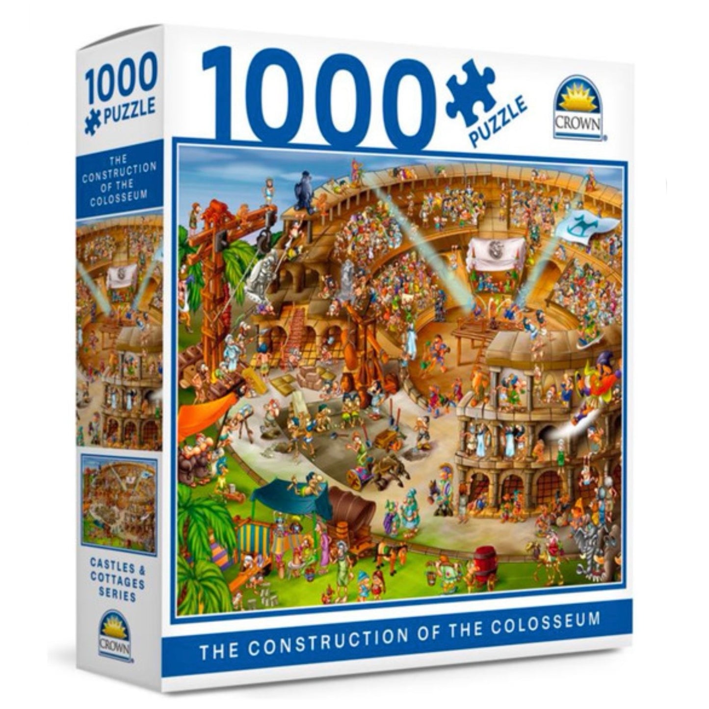 PUZZLE 1000PC CONSTRUSTION OF COLOSSEUM