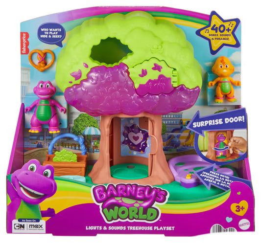 BARNEY TREEHOUSE PLAYSET
