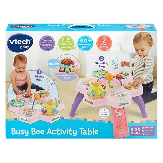 VTECH BUSY BEE ACTIVITY TABLE PINK