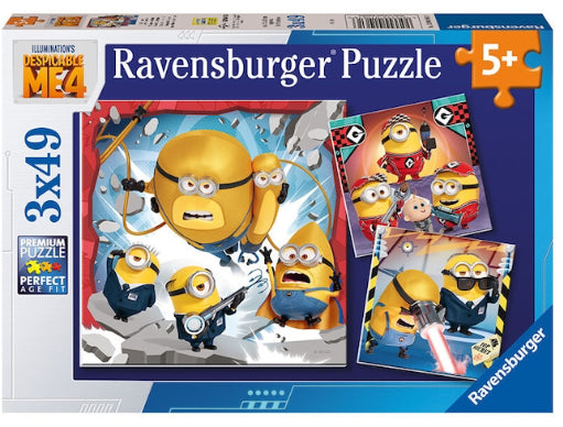PUZZLE 3X49PC DESPICABLE ME4