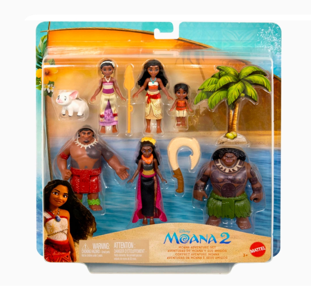 DISNEY MOANA 2 MULTI PK SMALL DOLLS