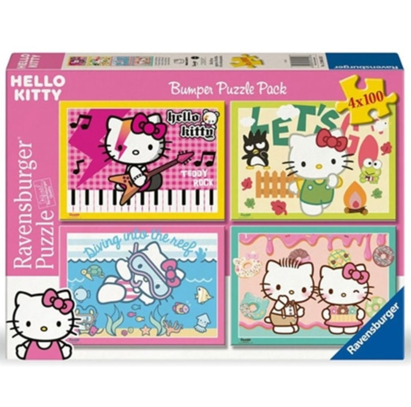 PUZZLE 4X100PC HELLO KITTY
