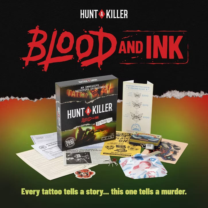 GAME HUNT A KILLER BLOOD AND INK