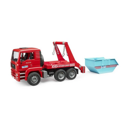BRUDER COM MAN TGA SKIP CONTAINER TRUCK