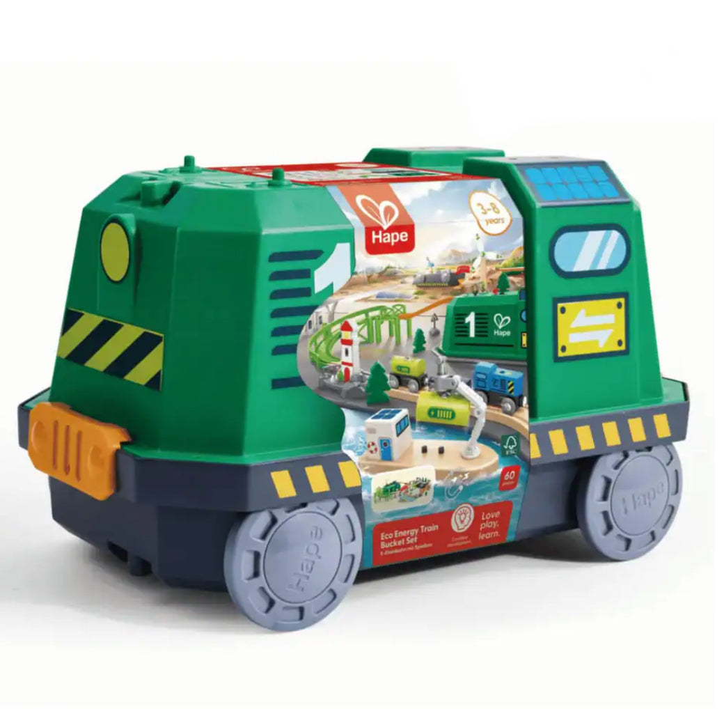 HAPE RAILWAY ECO ENERGY TRAIN BUCKET SET