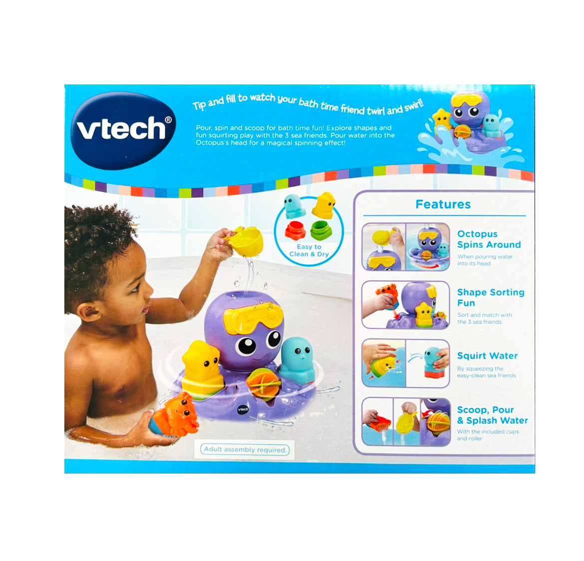 VTECH SPLASH & SPIN OCTOPUS