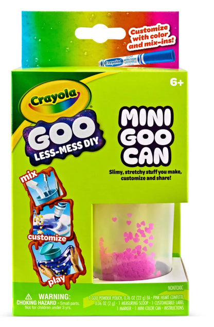 CRAYOLA MINI GOO CANS 1PK