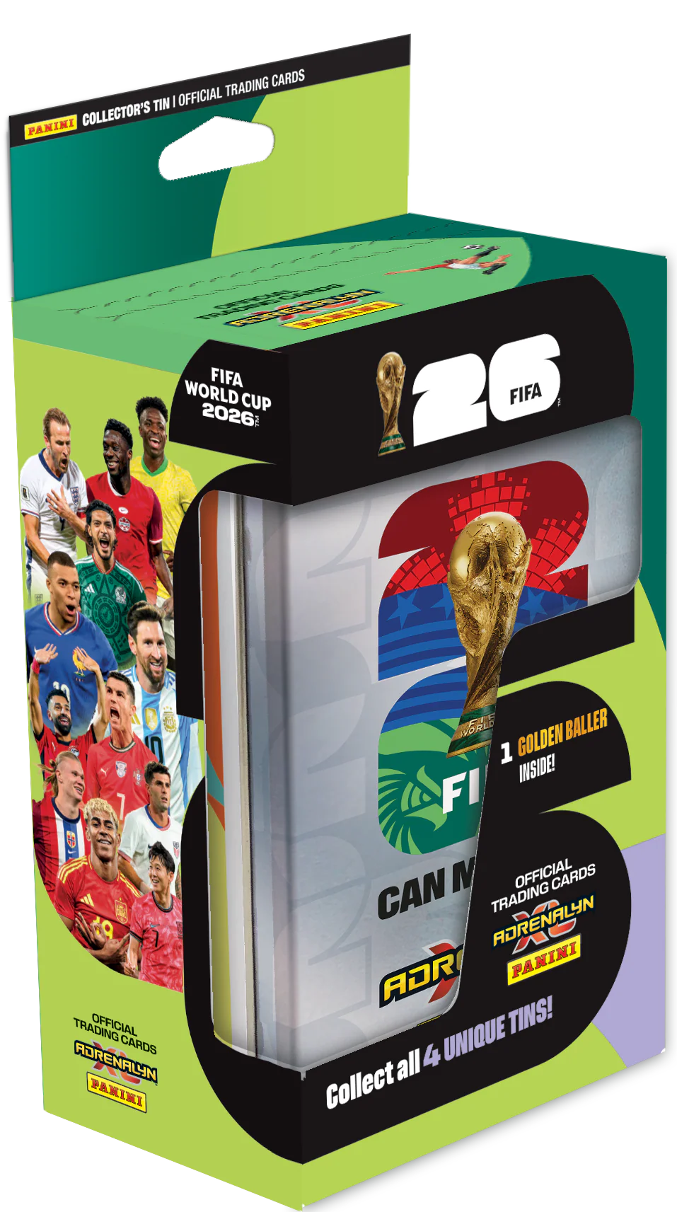 FIFA WORLD CUP 2026 ADRENALYN CARD TIN