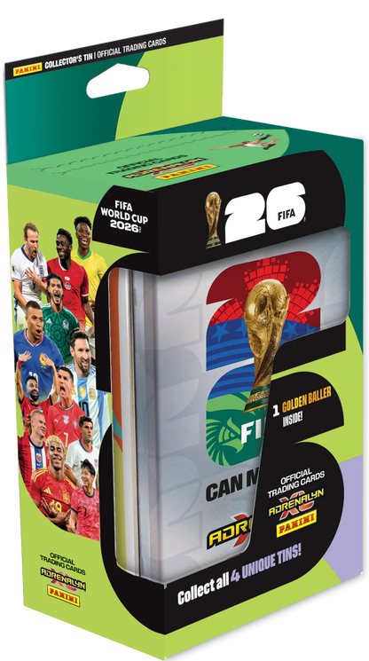FIFA WORLD CUP 2026 ADRENALYN CARD TIN