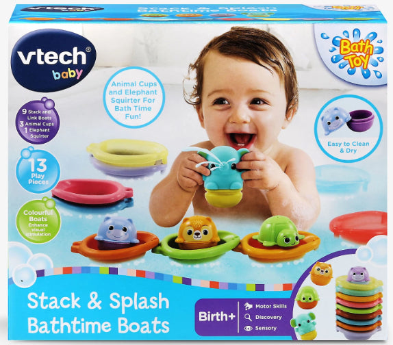 Vtech Stack & Splash Bathtime Boats